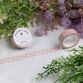 Pink Checkered Daisy Washi Tape | 15mm x 10m | W090